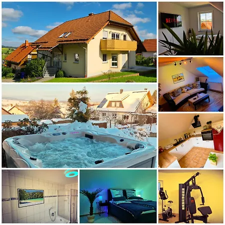 아파트 Travellers Oasis Rhoen, Spessart & Vogelsberg 슐로크텐